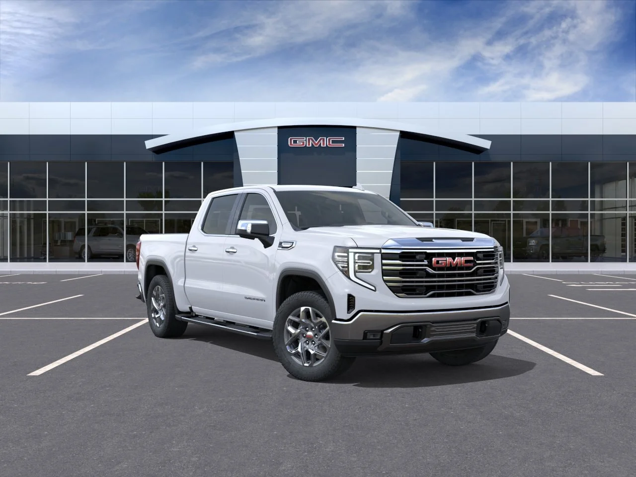 Used 2026 Glacier White Tricoat GMC SLT image 21