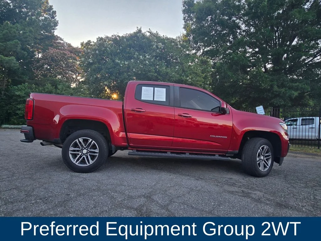 Used 2021 Red Chevrolet Work Truck image 2