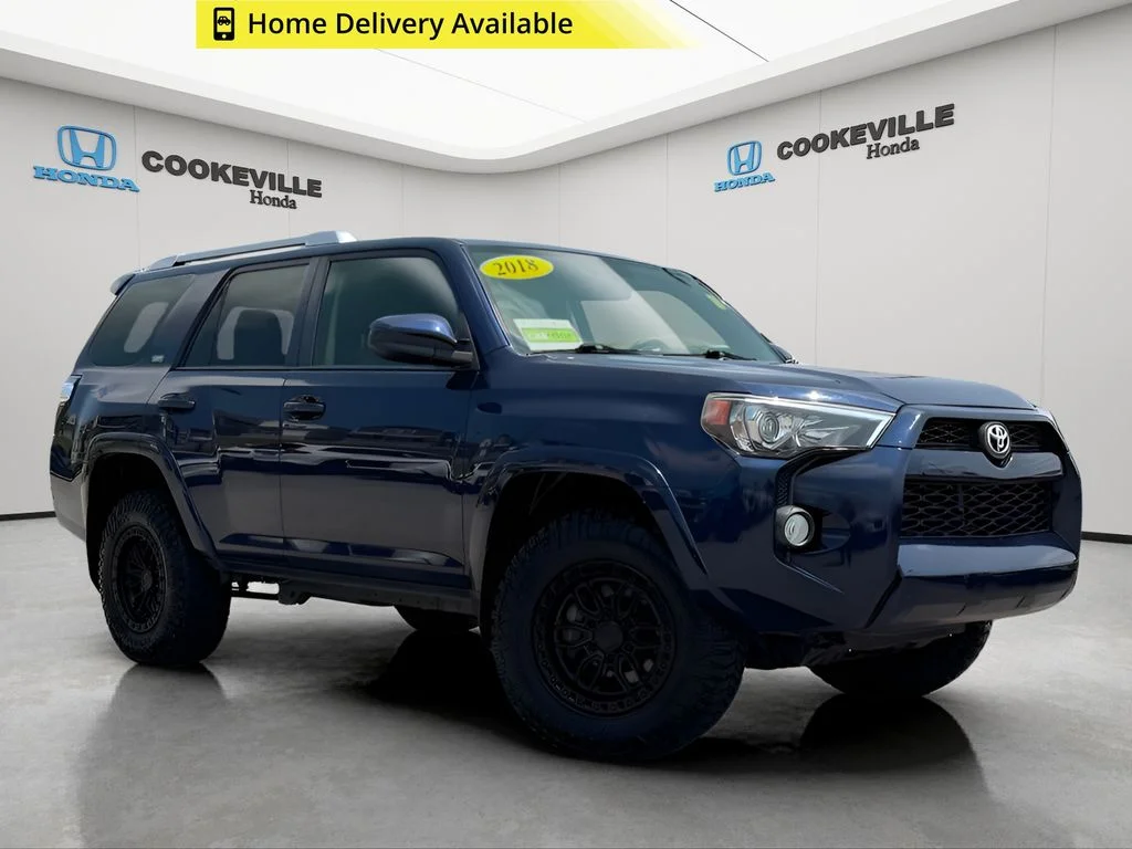 Used 2018 Nautical Blue Metallic Toyota SR5 image 1