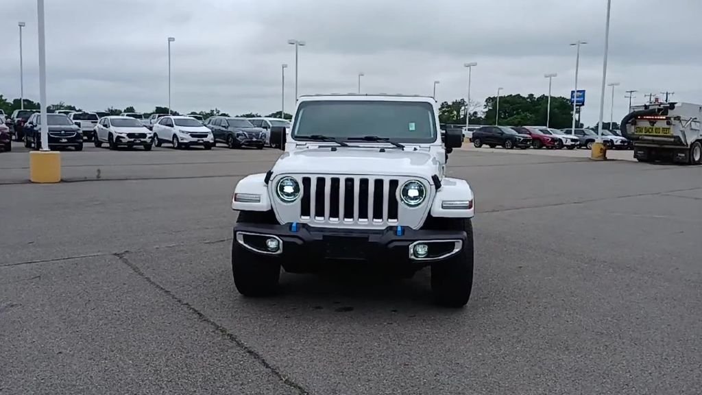 Used 2023 White Jeep Sahara 4xe image 3