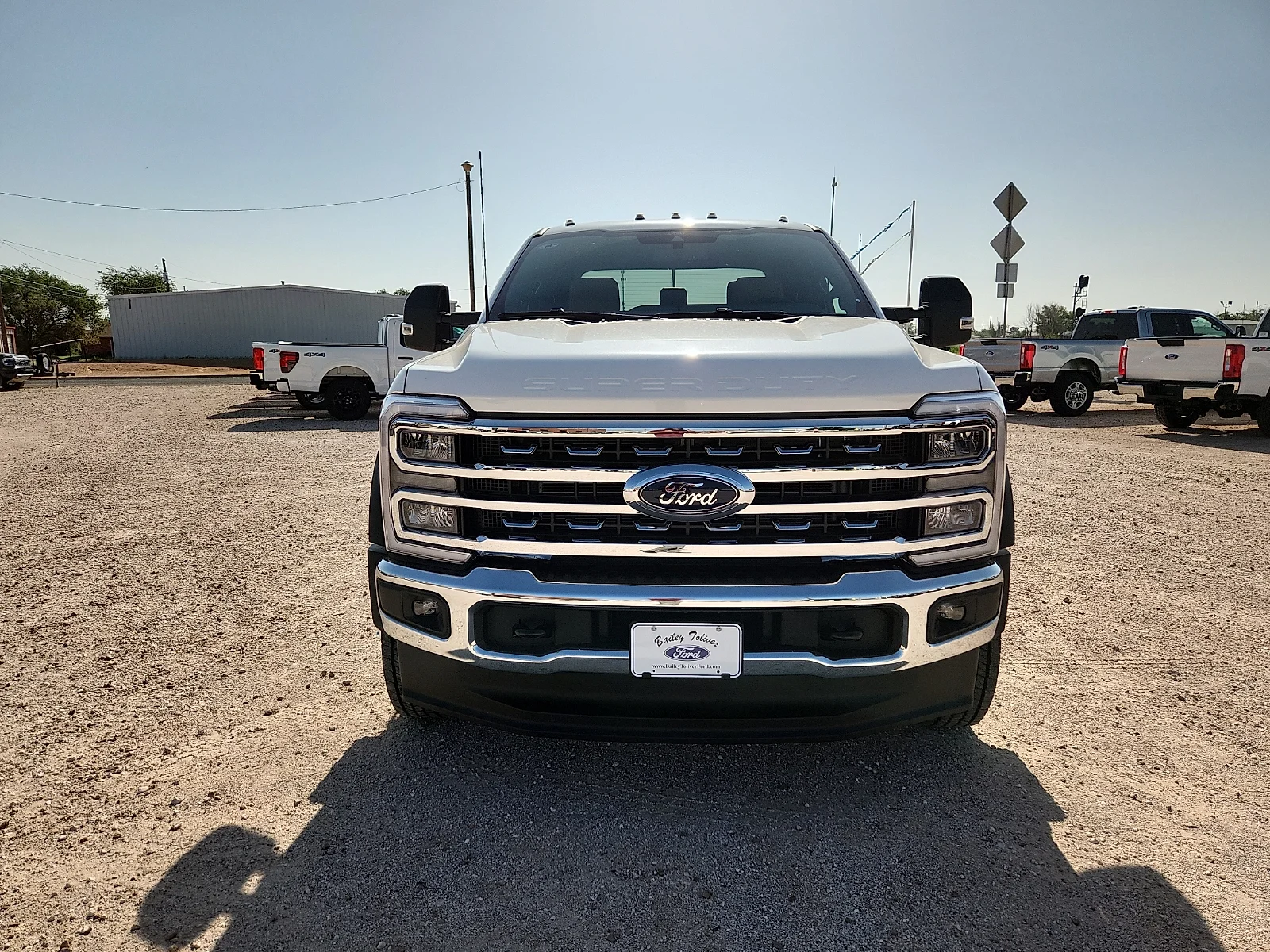 New 2026 Star White Metallic Tri-Coat Ford LARIAT image 2