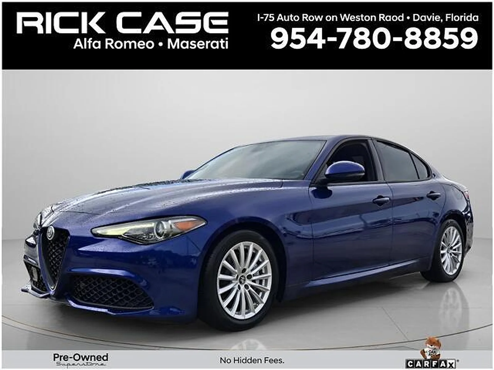 Used 2022 Anodized Blue Metallic Alfa Romeo Sprint RWD image 1