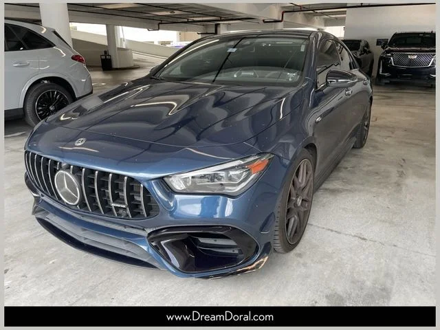 Used 2020 Blue Mercedes-Benz CLA 45 AMG® image 1