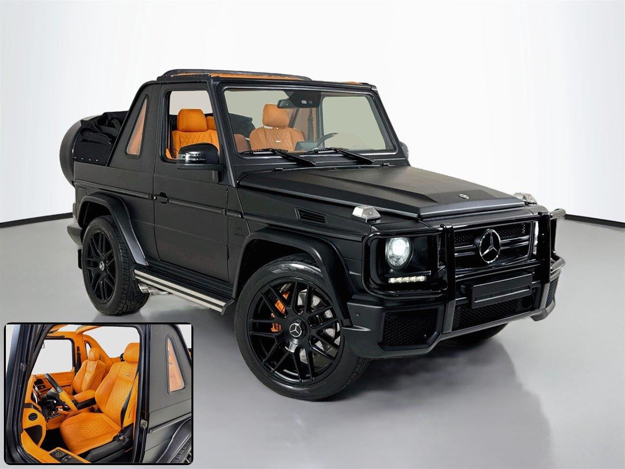 Used 1995 BLACK MERCEDES BENZ CONVERTIBLE image 2
