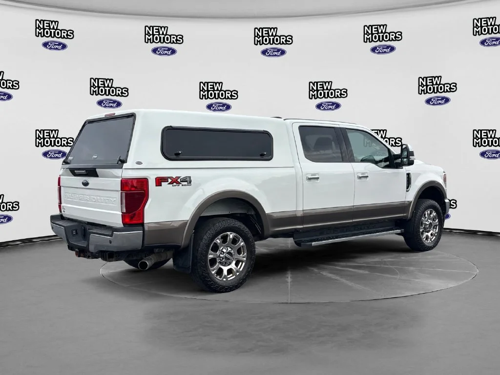 Used 2021 White Metallic Ford Lariat image 5