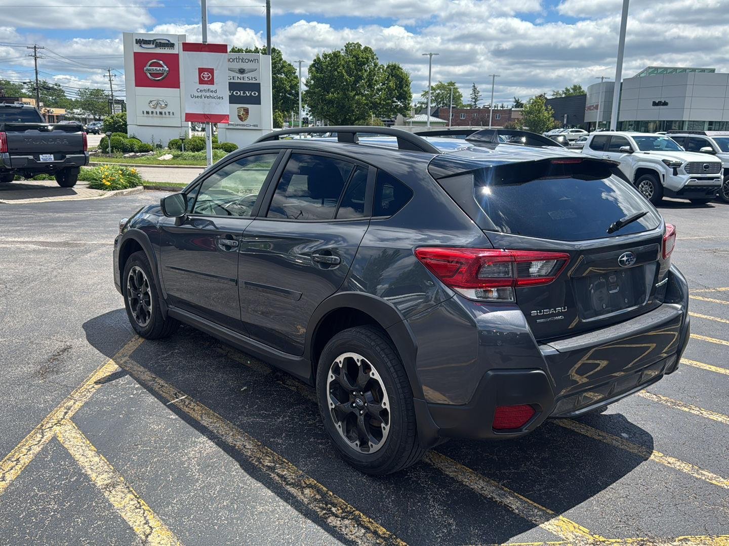 Used 2023 Magnetite Gray Metallic Subaru Premium image 4