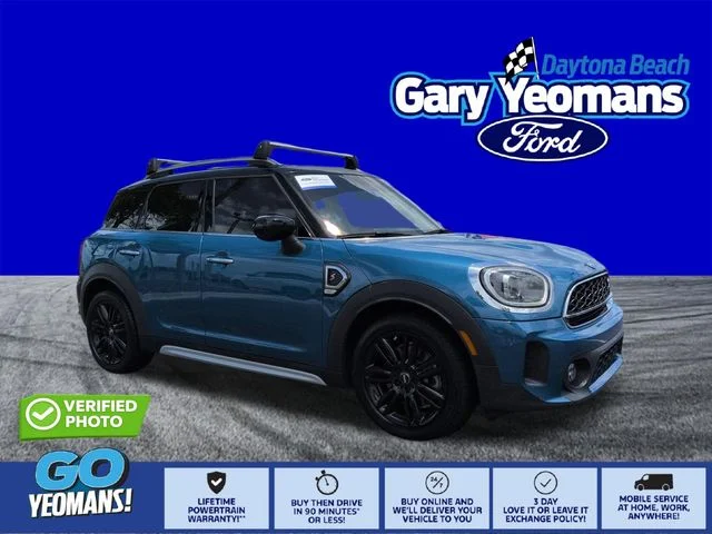 Certified Used 2024 Island Blue Metallic MINI Iconic image 1