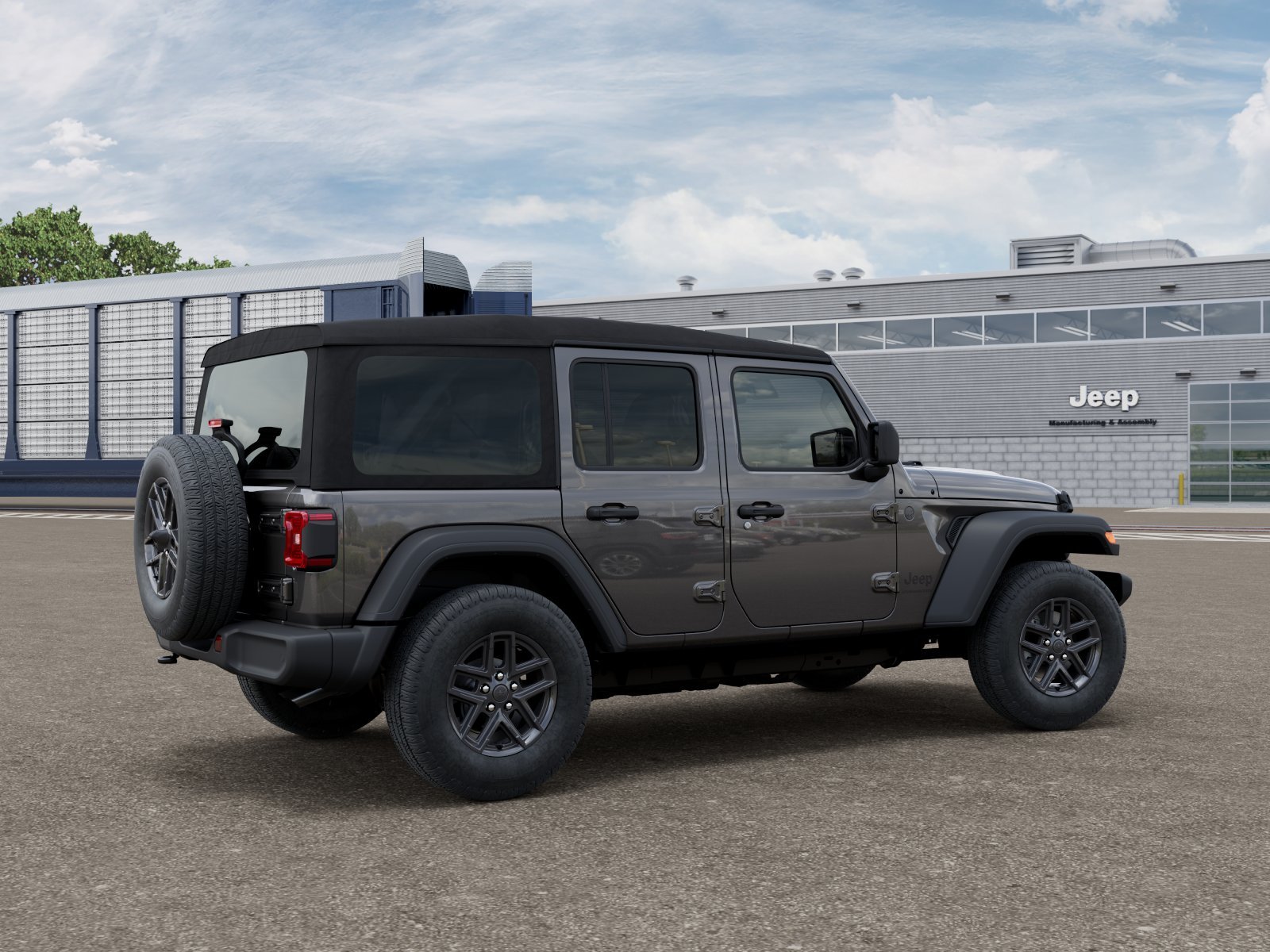 New 2027 Granite Crystal Metallic Clearcoat Jeep Sport S image 2