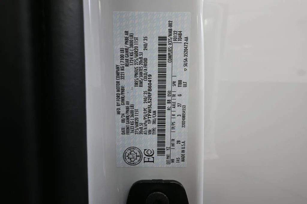 Certified Used 2024 White Ford Lariat image 54