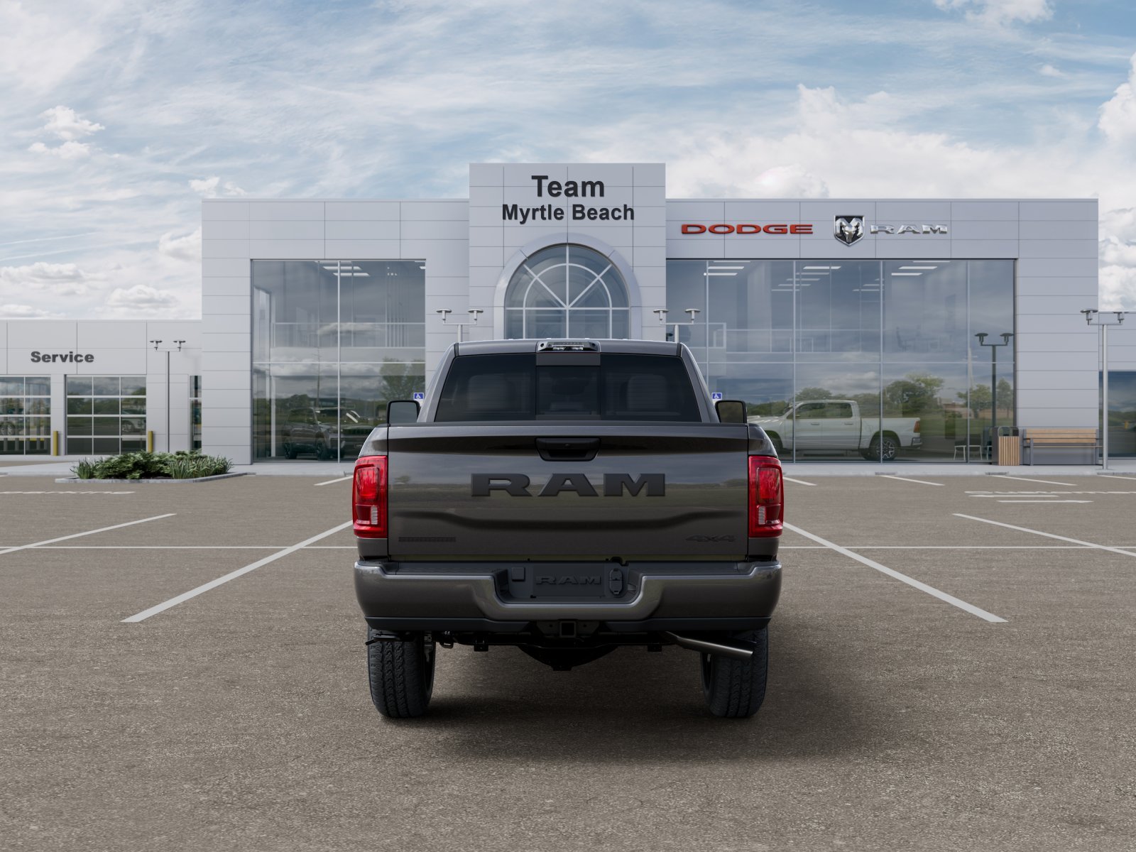 New 2026 Granite Crystal Metallic Clear-Coat Exterior Paint RAM Big Horn image 33