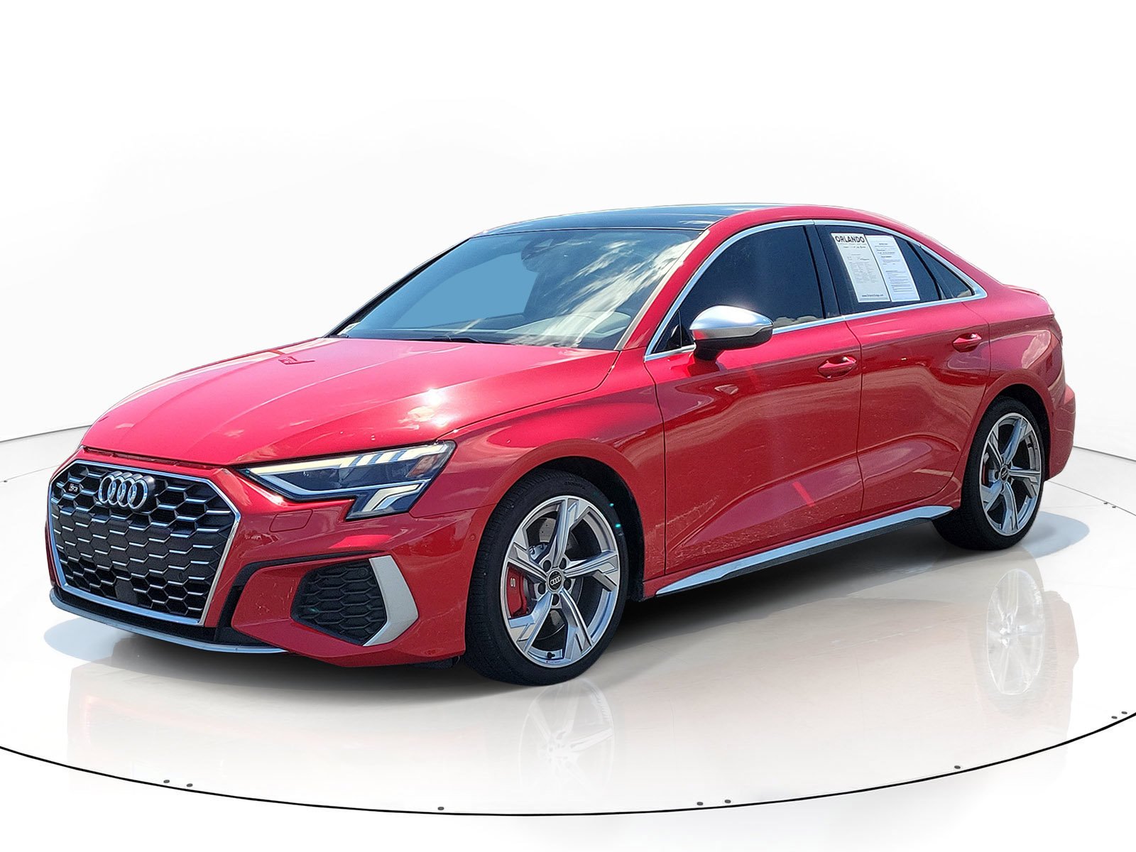 Used 2023 Tango Red Audi Premium Plus image 2