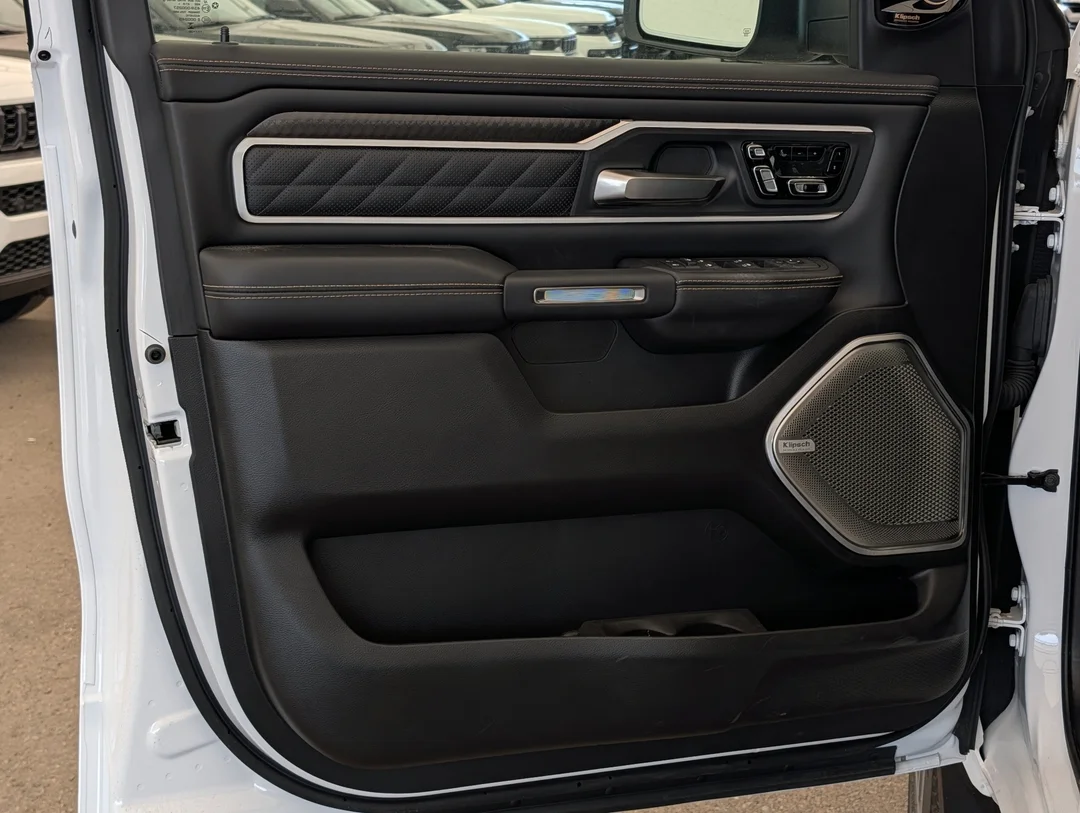 New 2026 White RAM Tungsten - - 3.0L Hurricane HO T-Turbo - Prem Lthr Bucket Seats - E-Locker Axle & More! image 12