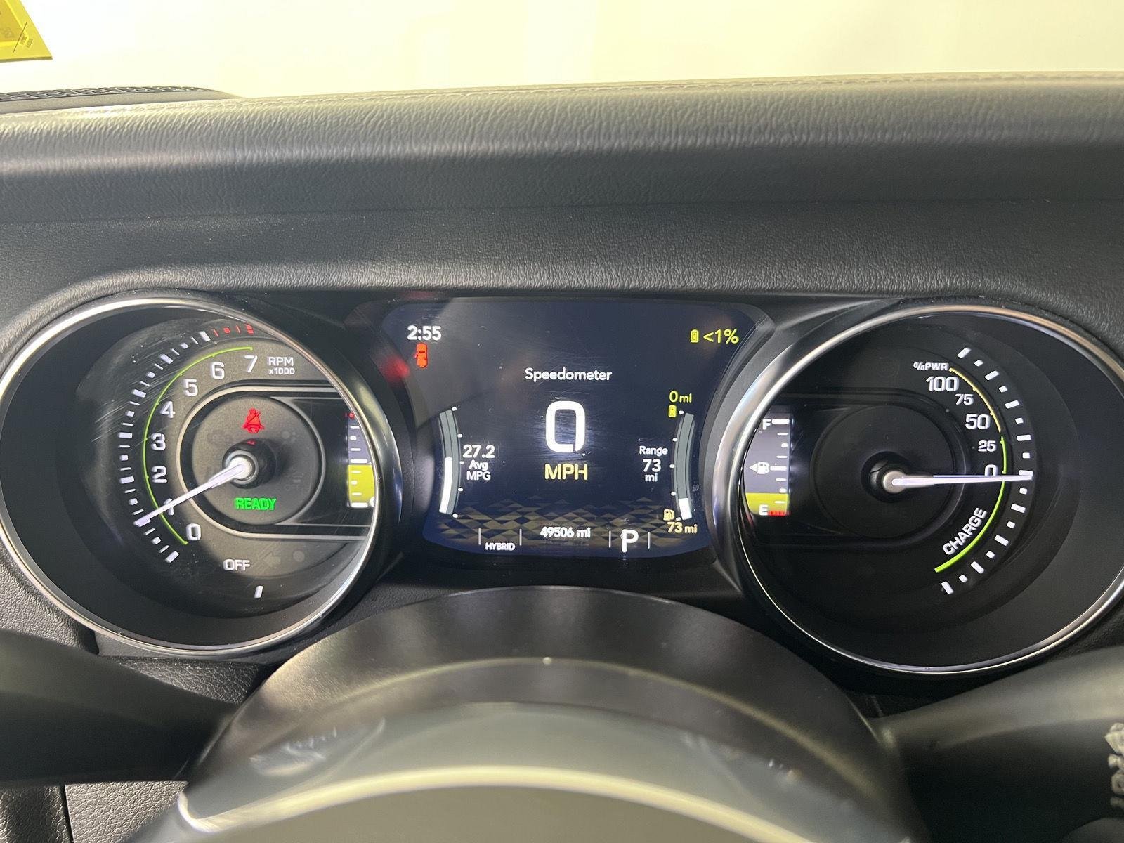 Used 2021 Black Clearcoat Jeep Unlimited Sahara 4xe image 11