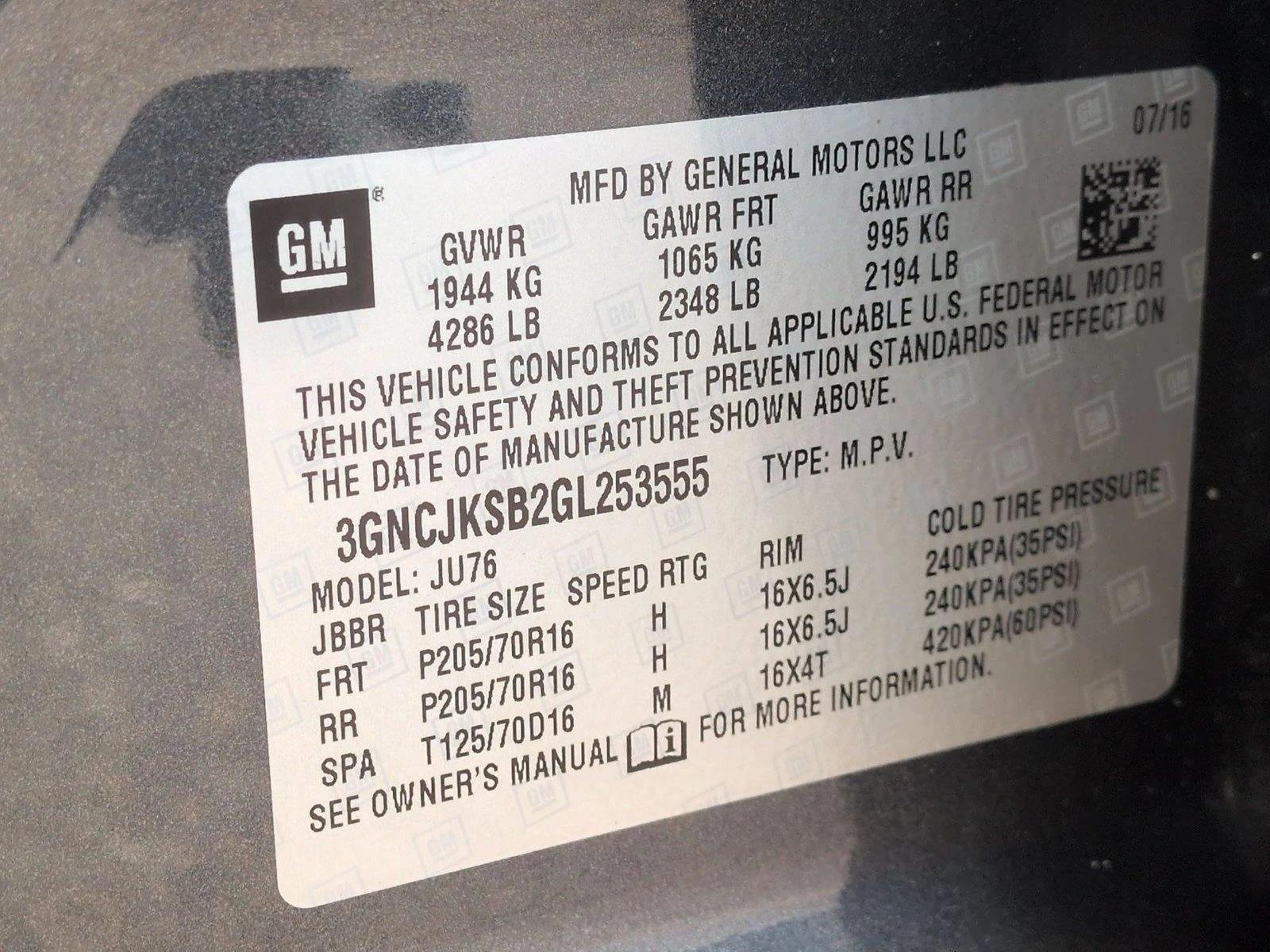 Used 2016 Cyber Gray Metallic Chevrolet LS image 23