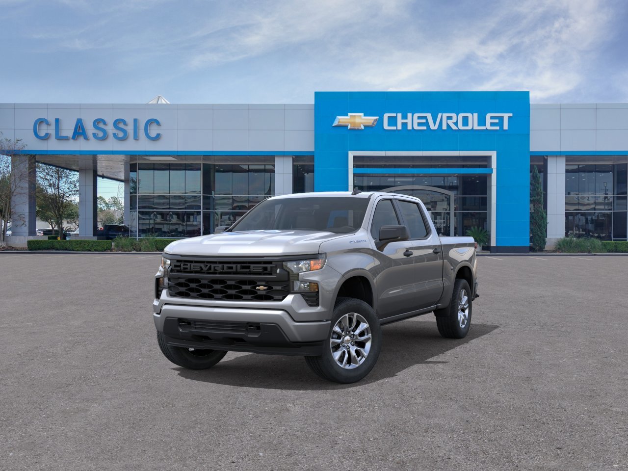 2026 Chevrolet Silverado 1500 Custom Gray at Classic Elite Chevrolet Sugar Land