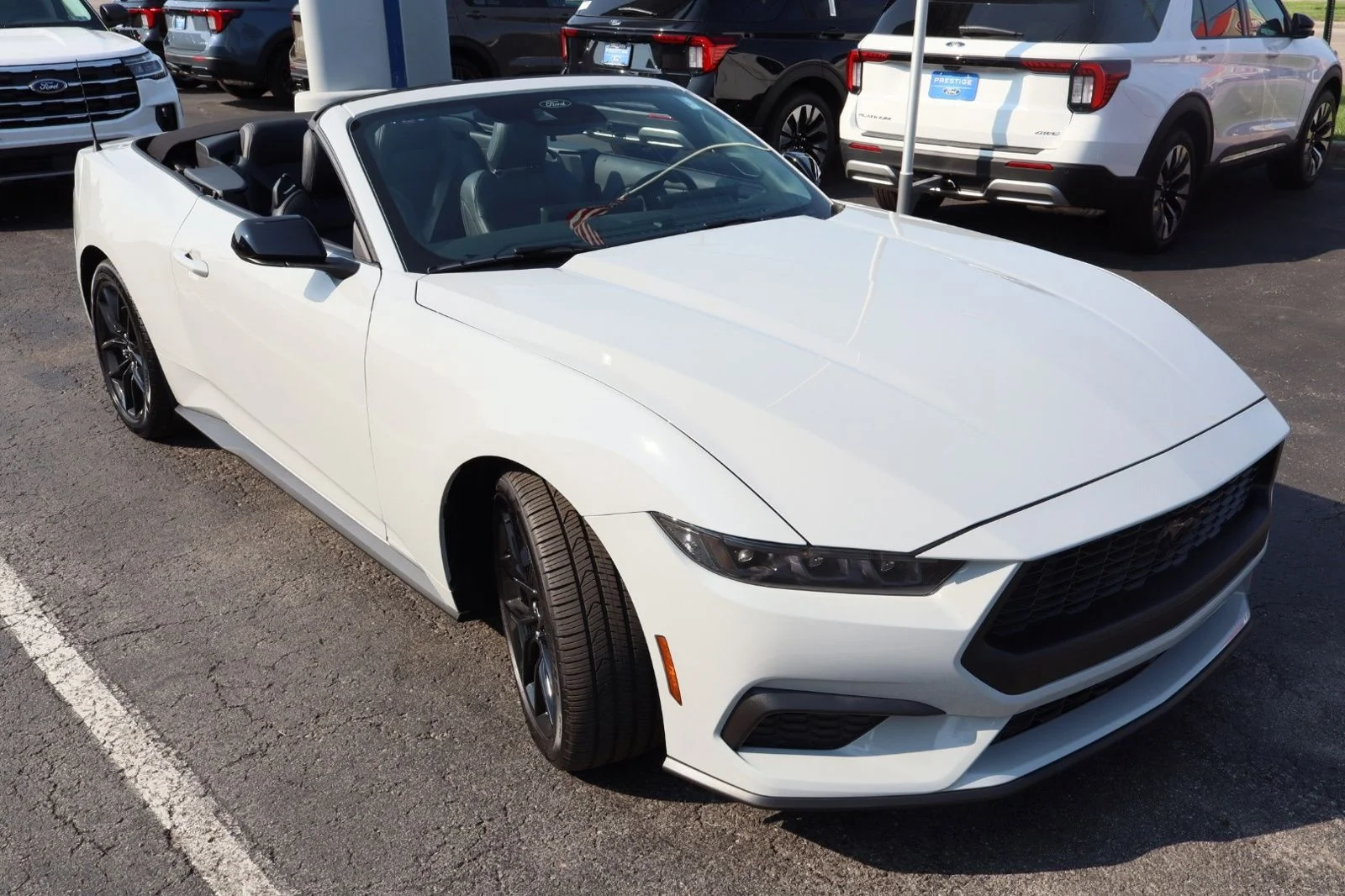 New 2026 Avalanche Gray Ford EcoBoost® Premium Convertible image 11