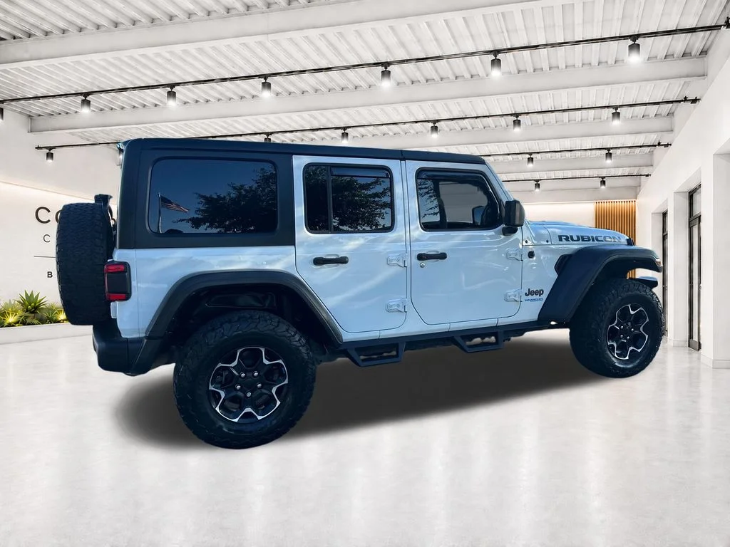 Used 2022 White Jeep Unlimited Rubicon 4xe image 15
