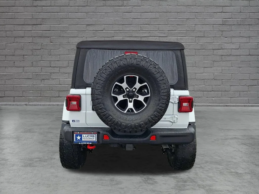 Used 2023 Bright White Clearcoat Jeep Rubicon image 10