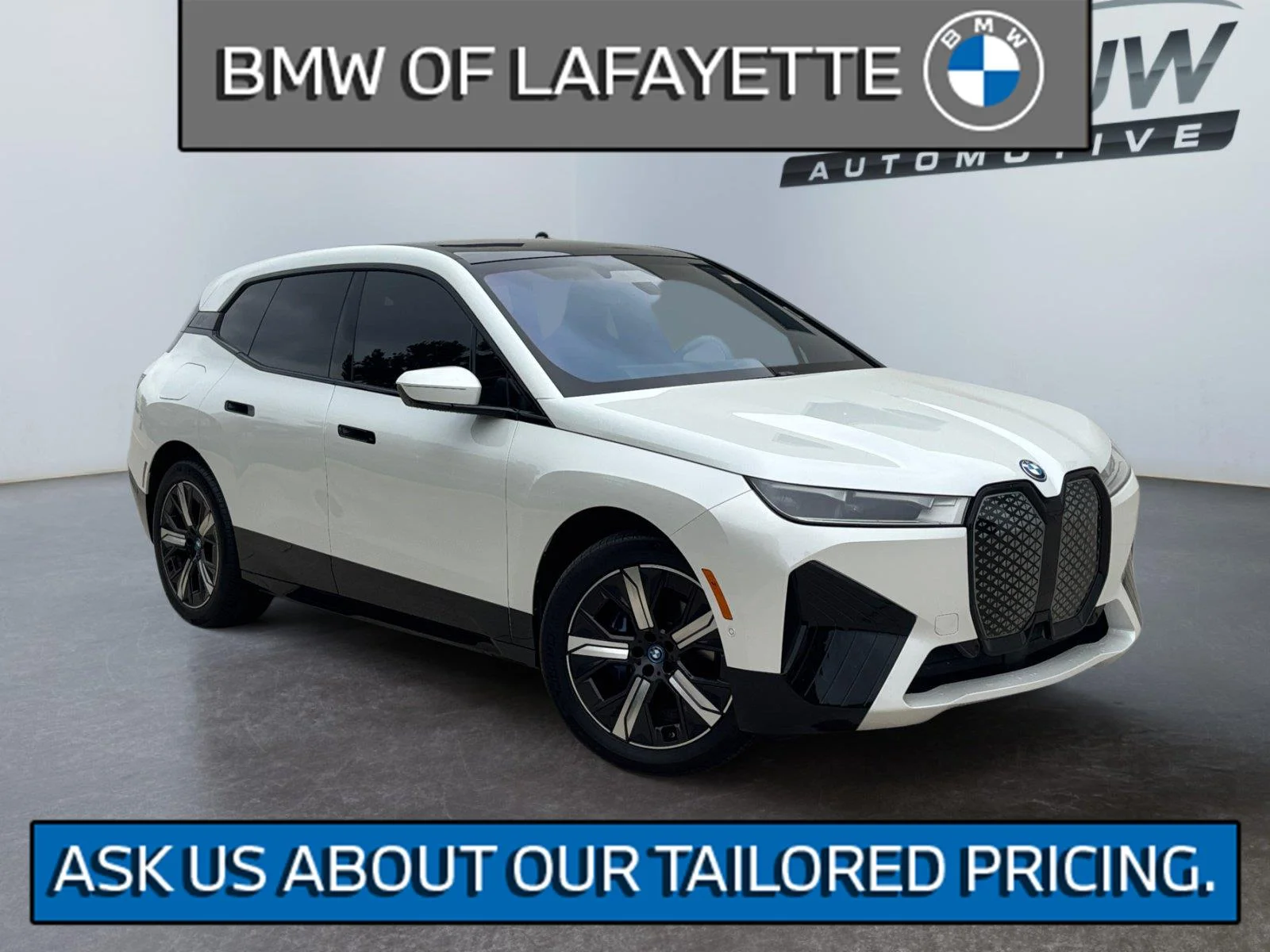 Certified Used 2025 Mineral White Metallic BMW xDrive50 image 1