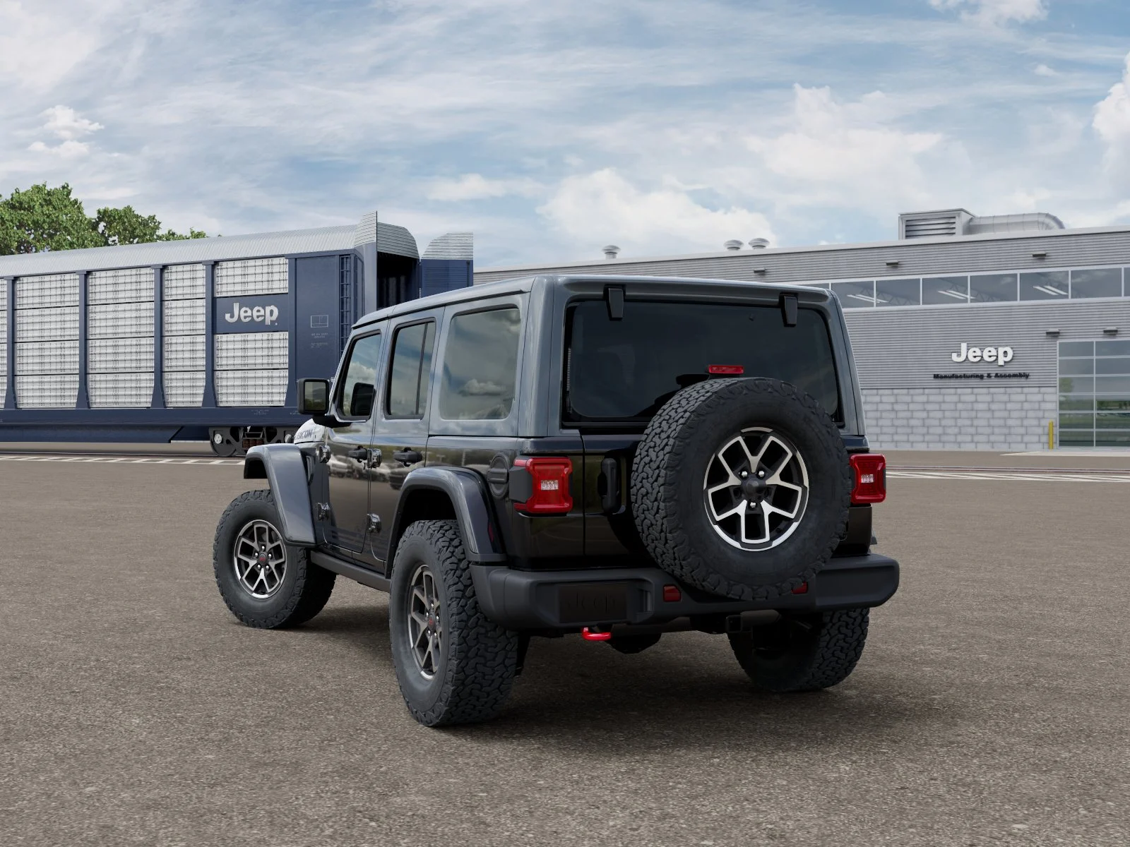 New 2026 Black Clearcoat Jeep Rubicon image 4