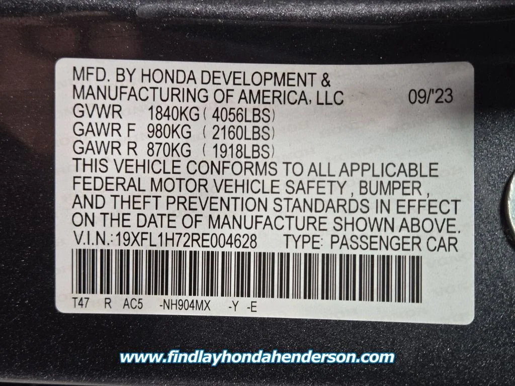 2024 Honda Civic Hatchback EX-L - Photo 14
