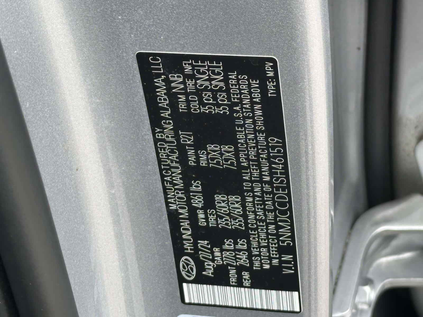 Certified Used 2025 Silver Hyundai SEL Convenience image 26