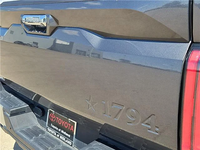 Used 2025 Magnetic Gray Metallic Toyota 1794 Edition (A10) 4x4 CrewMax 5.5 ft. box 145.7 i image 8