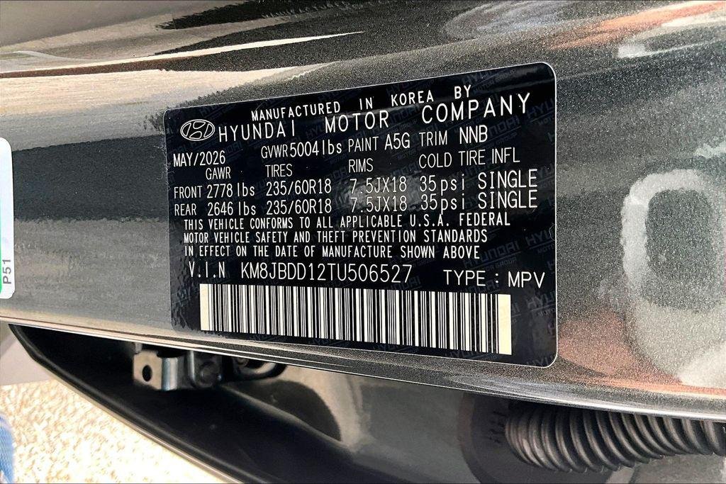 New 2026 Amazon Gray Hyundai SEL image 15