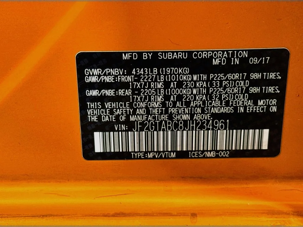 Used 2018 Orange Subaru 2.0i Premium image 39