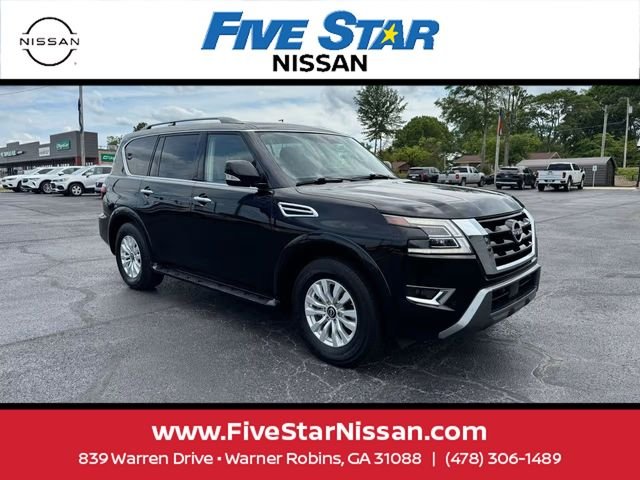 Used 2023 Black Nissan SV image 1