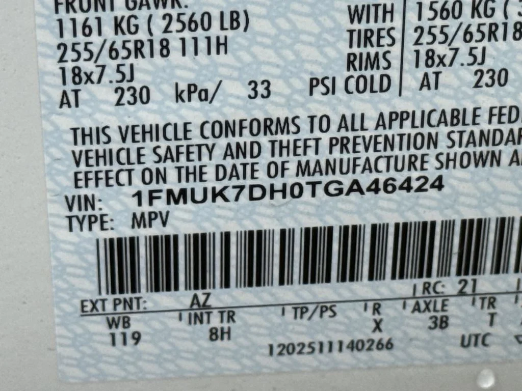 New 2026 Star White Metallic Tri-Coat Ford Active image 35