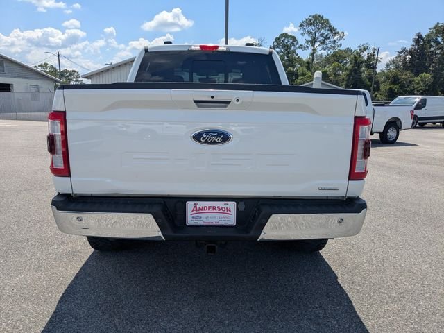 Used 2023 White Metallic Ford Lariat image 6