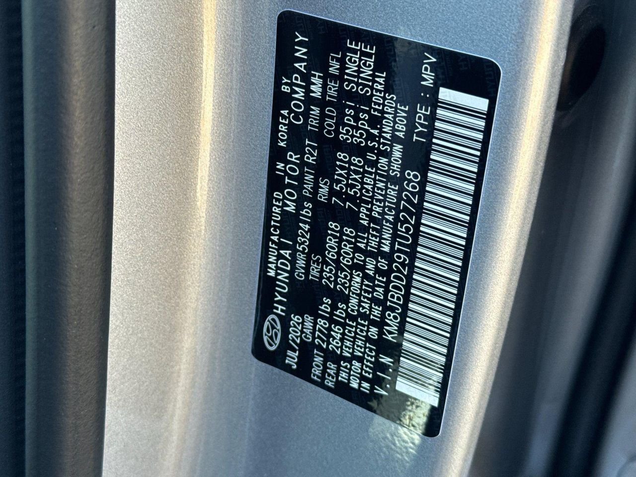 New 2026 Silver Hyundai SEL image 25