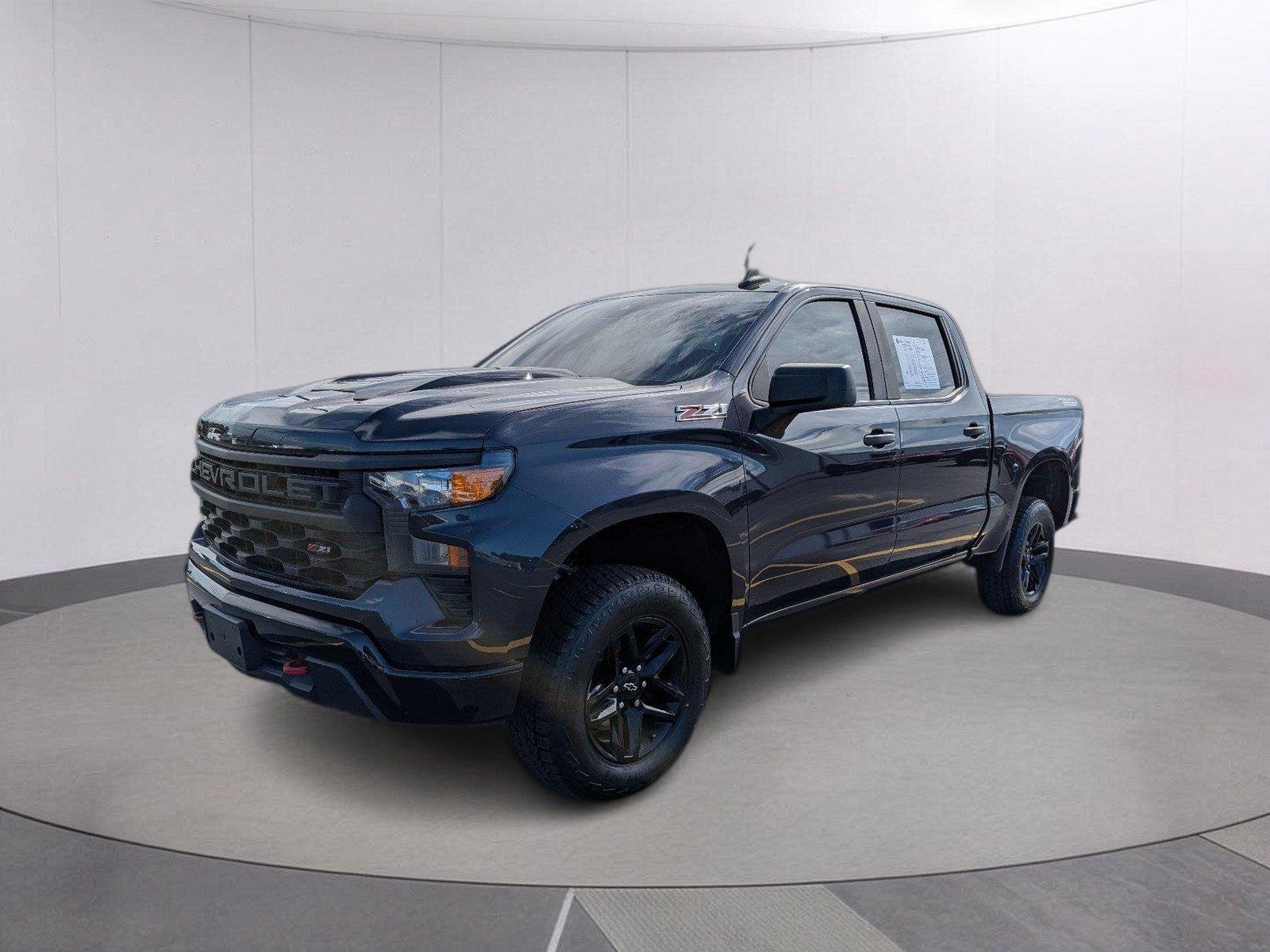 Used 2022 Dark Ash Metallic Chevrolet Custom Trail Boss image 1