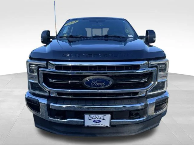 Used 2021 Blue Ford Lariat image 2