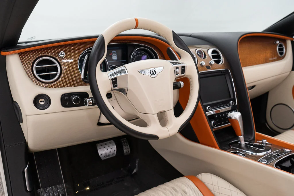 Certified Used 2017 Orange Flame over Ghost White by Mulliner PCG Bentley W12 Convertible image 22