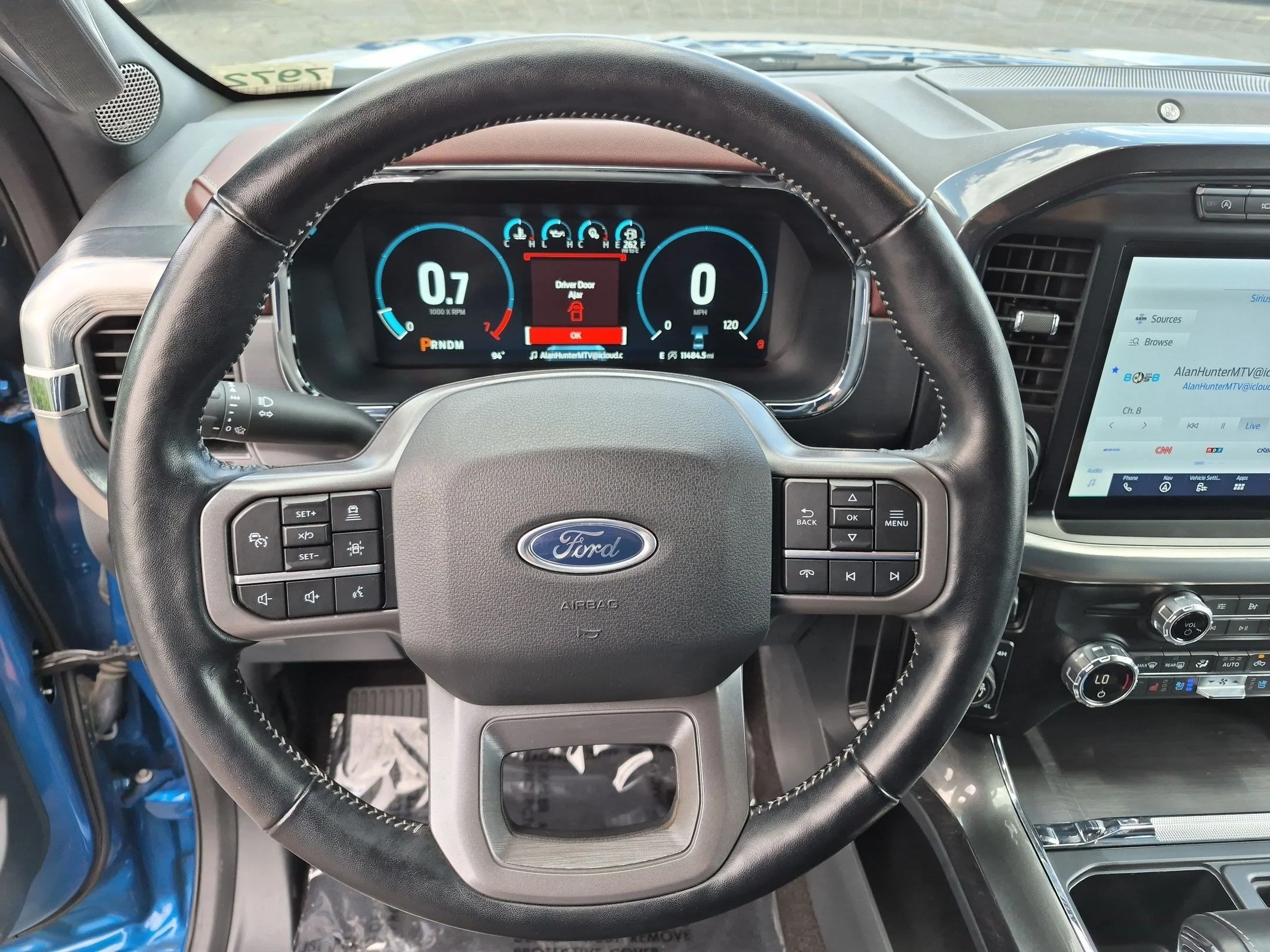 Used 2021 Blue Metallic Ford LARIAT image 15