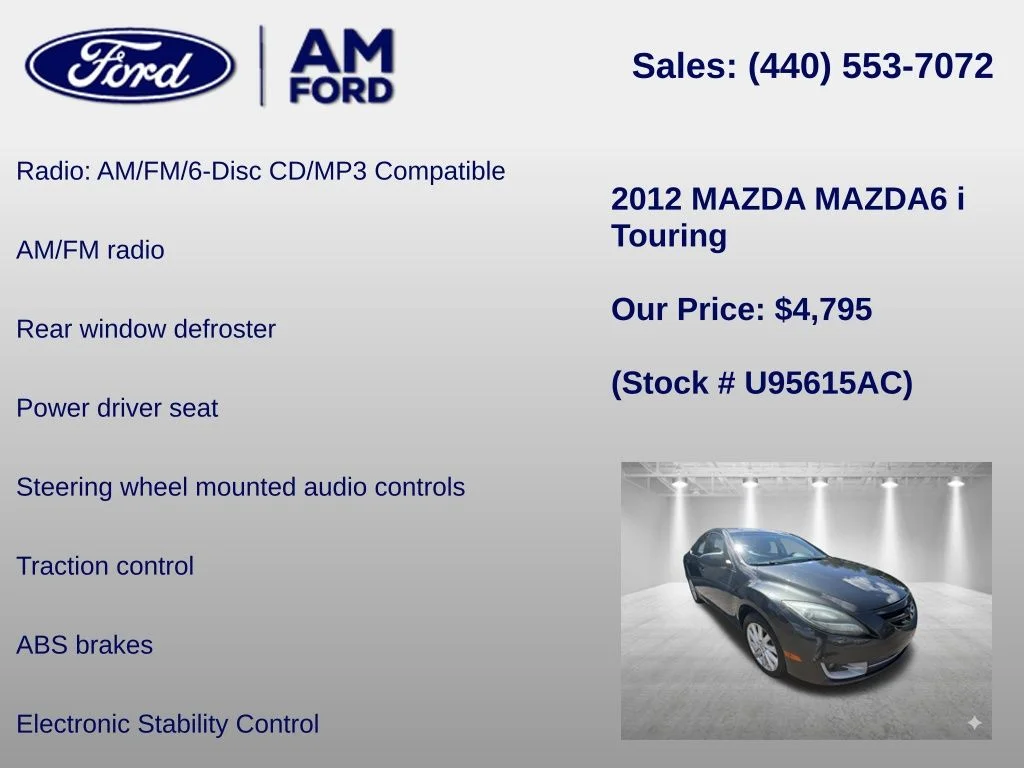 Used 2012 Autumn Bronze Mazda i Touring image 6