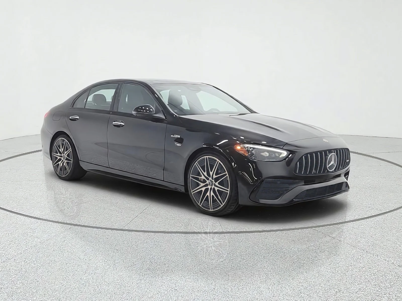Certified Used 2023 Obsidian Black Metallic Mercedes-Benz AMG® C 43 4MATIC Sedan image 3