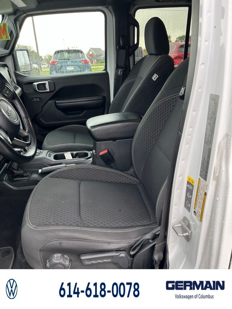 Used 2021 White Jeep Unlimited Sport image 22