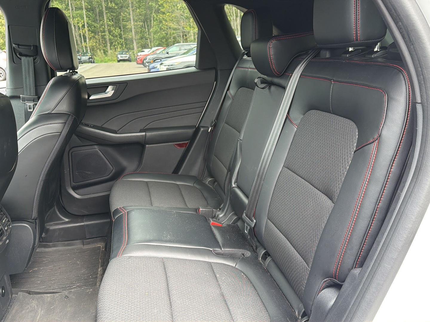 Used 2024 Star White Metallic Tri-Coat Ford ST-Line image 15
