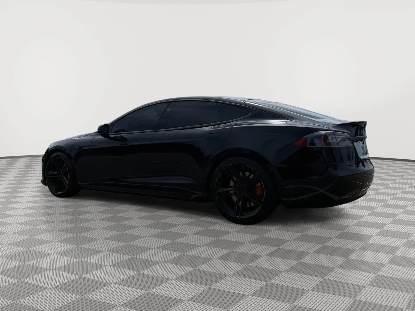 Certified Used 2021 Solid Black Tesla Performance image 4