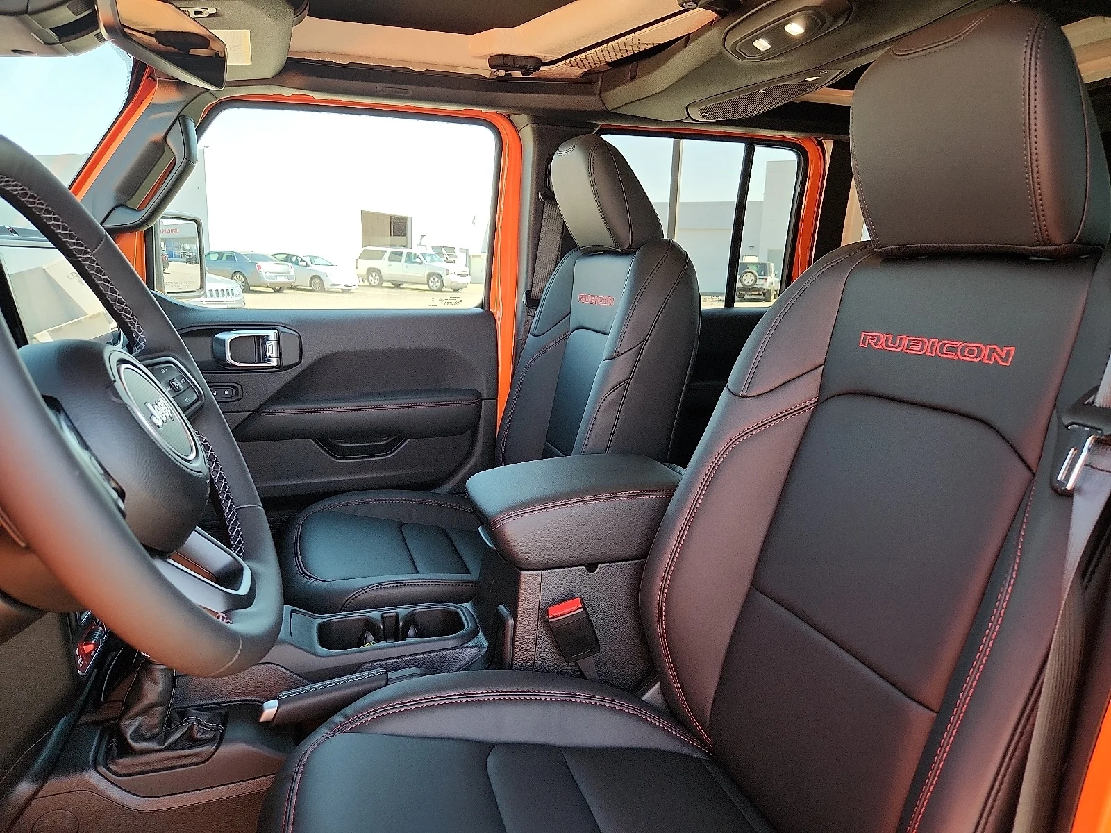 New 2025 Orange Jeep 4-DOOR RUBICON image 13