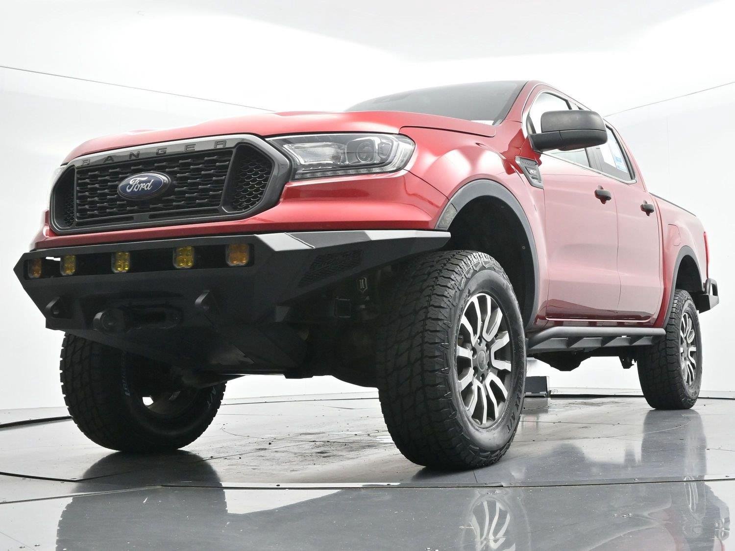 Used 2021 Rapid Red Metallic Tinted Clearcoat Ford XLT image 46