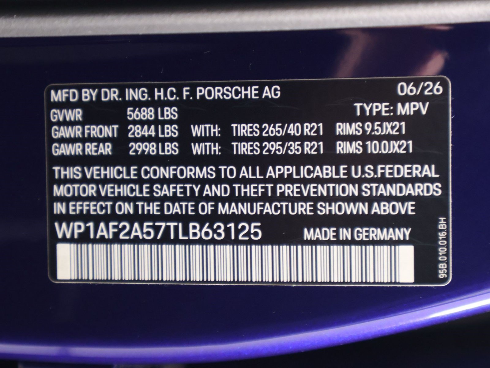 New 2026 Blue Porsche GTS image 24