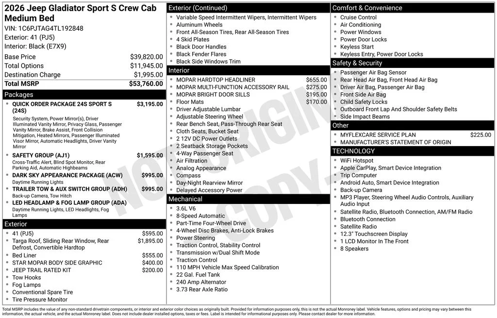 New 2026 41 Jeep Sport S image 6