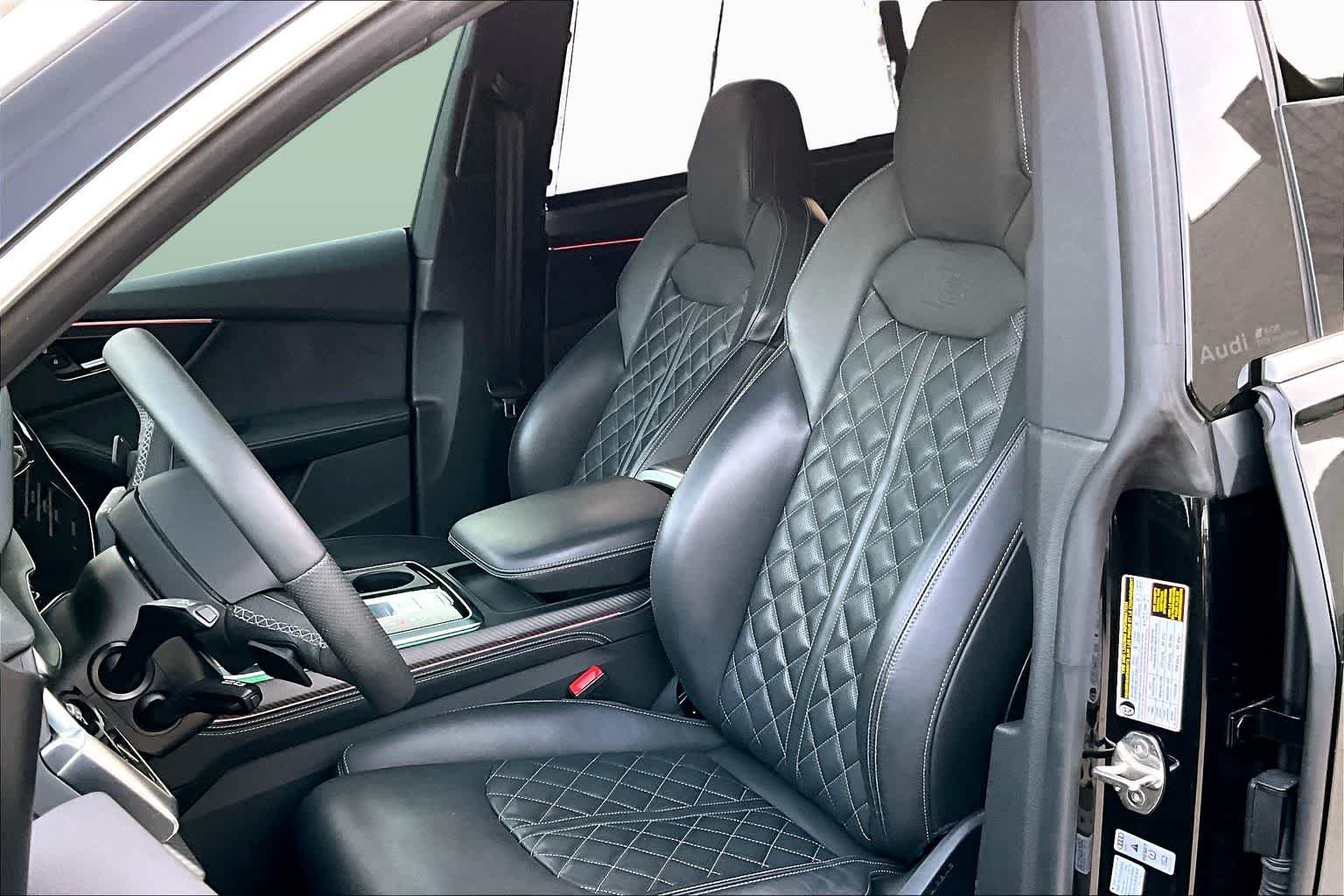 Used 2024 Mythos Black Metallic Audi Premium Plus image 8