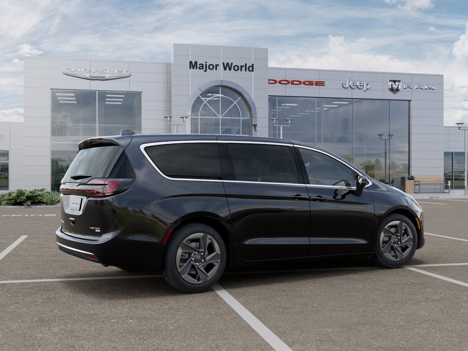 New 2027 Diamond Black Crystal Pearl-Coat Exterior Paint Chrysler Limited image 4