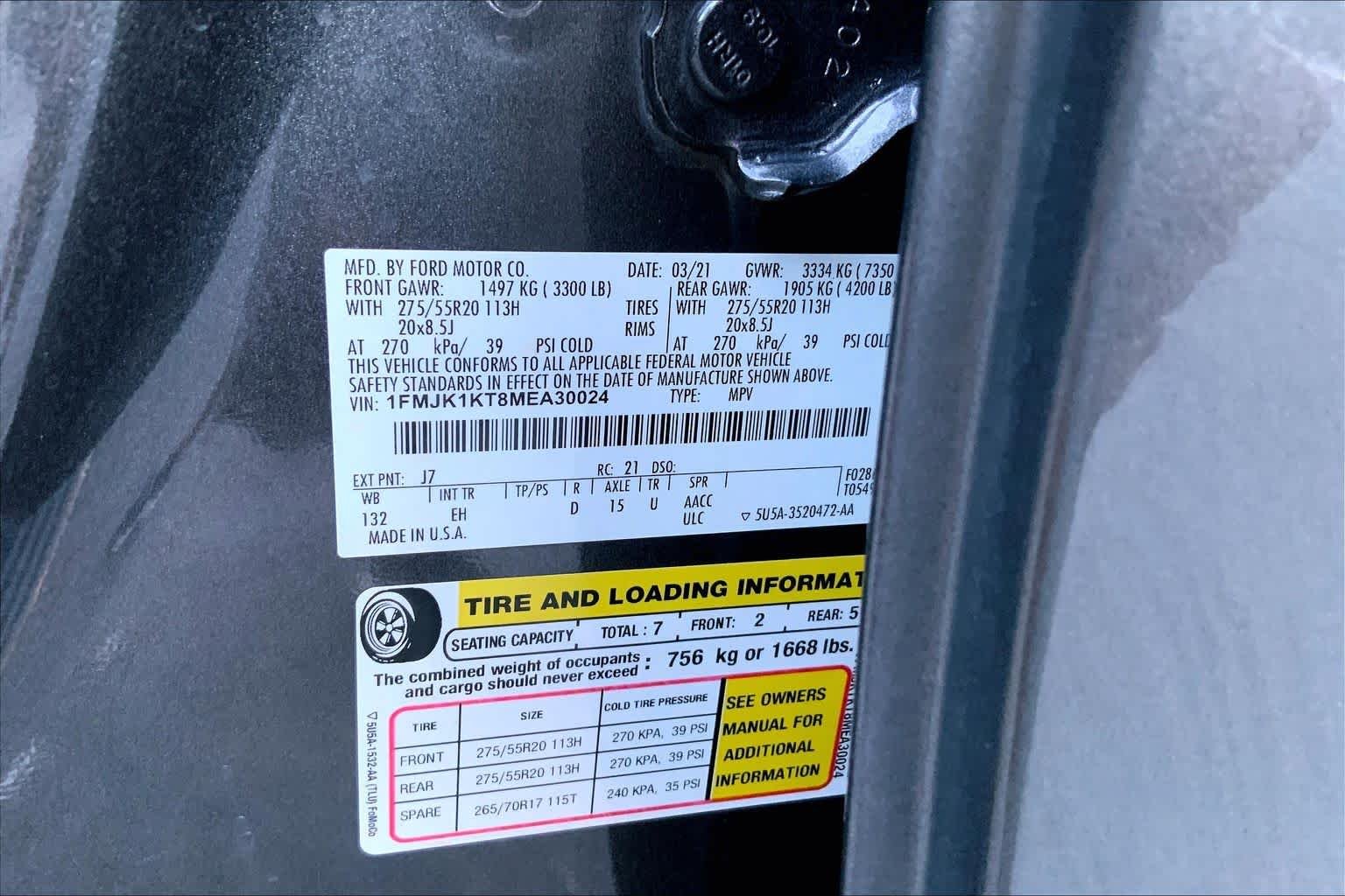 Used 2021 Magnetic Ford Limited image 31