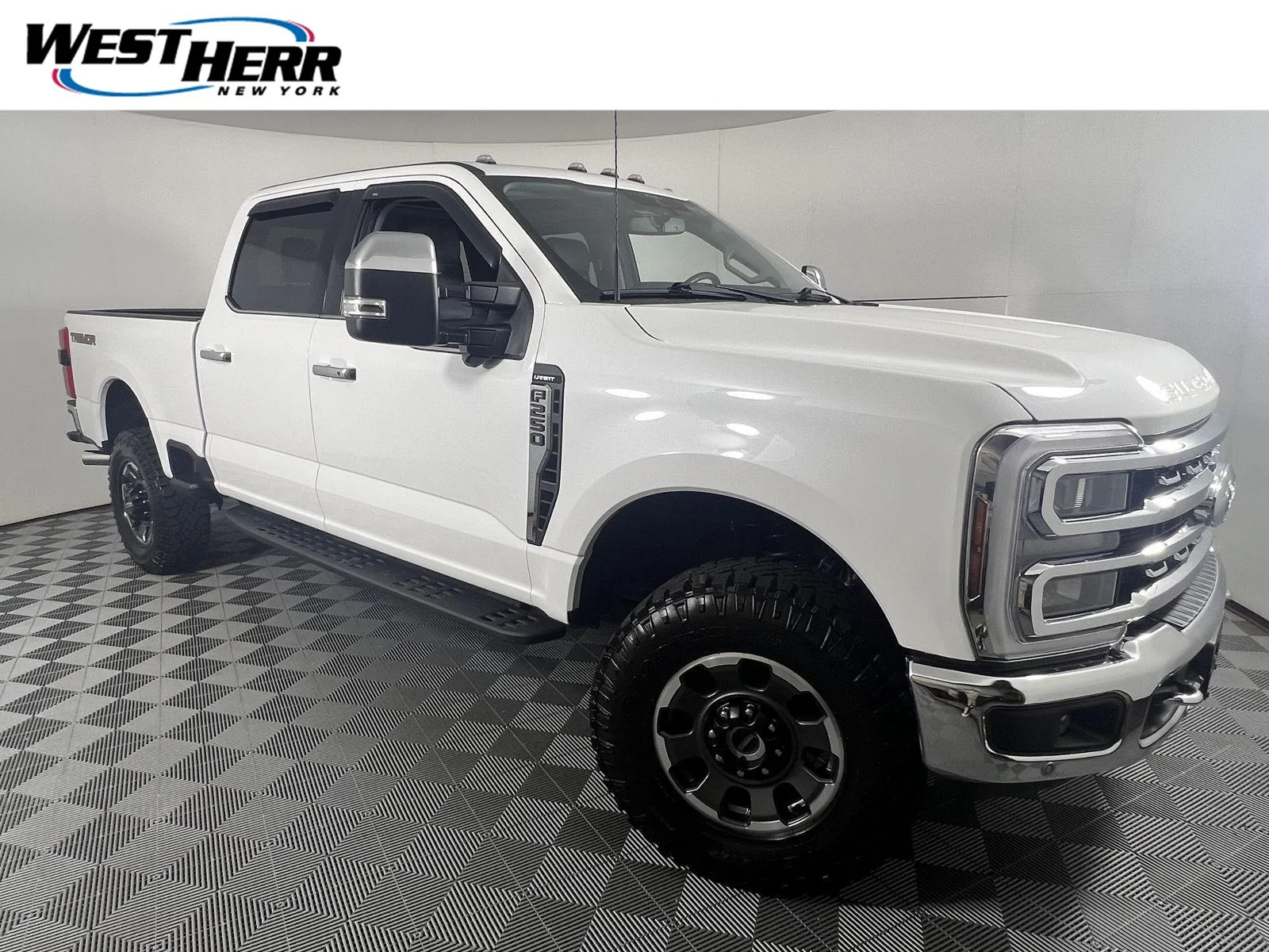 Used 2024 Star White Metallic Tri-Coat Ford LARIAT image 1